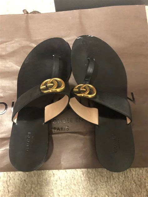 gucci sandals 100 size 8|authentic Gucci sandals.